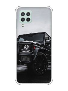 Чохол з потовщеними кутами на Samsung Galaxy A22 4G/M32/M22 Авто чорне (принт: 234)