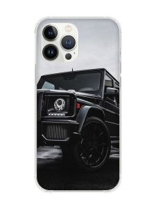 Чохол із потовщеними кутами на iPhone 14 Pro Max Авто чорне (принт: 234)