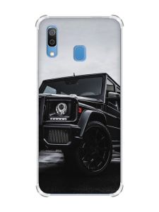 Чохол з потовщеними кутами на Samsung Galaxy A30 (2019) / A20 (2019) Авто чорне (принт: 234)