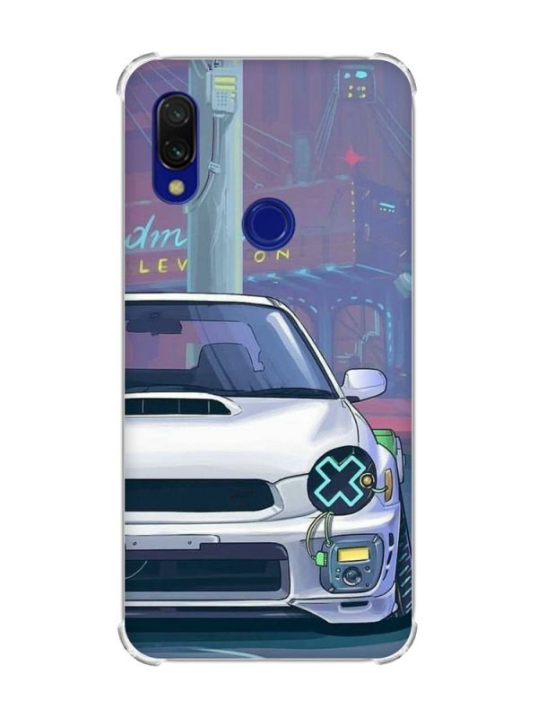 Чохол з потовщеними кутами на Xiaomi Redmi 7 :: Авто аніме /принт 239/