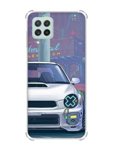 Чохол з потовщеними кутами на Samsung Galaxy A22 4G/M32/M22 Авто аніме (принт: 239)