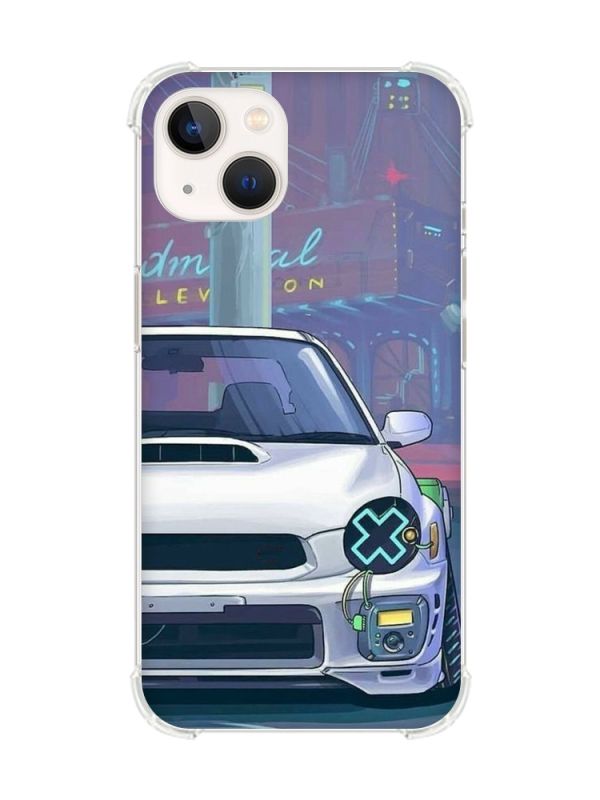 Чохол із потовщеними кутами на iPhone 14 Plus Авто аніме (принт: 239)
