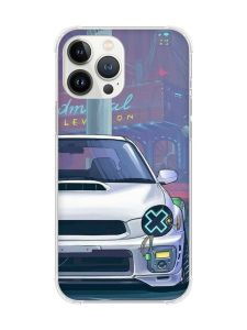 Чохол із потовщеними кутами на iPhone 14 Pro Max Авто аніме (принт: 239)