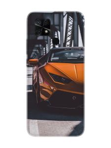 Чохол на Xiaomi Redmi 10C Авто помаранчеве (принт: 237)