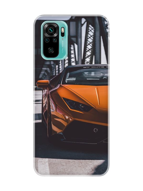 Чохол на Xiaomi Redmi Note 10 / Note 10s  Авто помаранчеве (принт: 237)