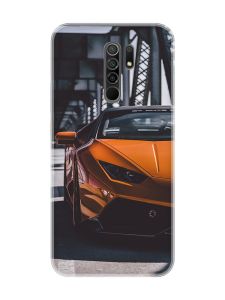 Чохол на Xiaomi Redmi 9 Авто помаранчеве (принт: 237)