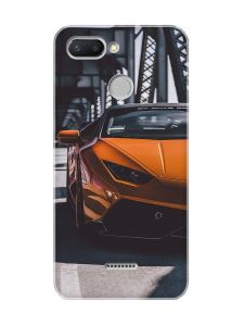 Чохол на Xiaomi Redmi 6  Авто помаранчеве (принт: 237)