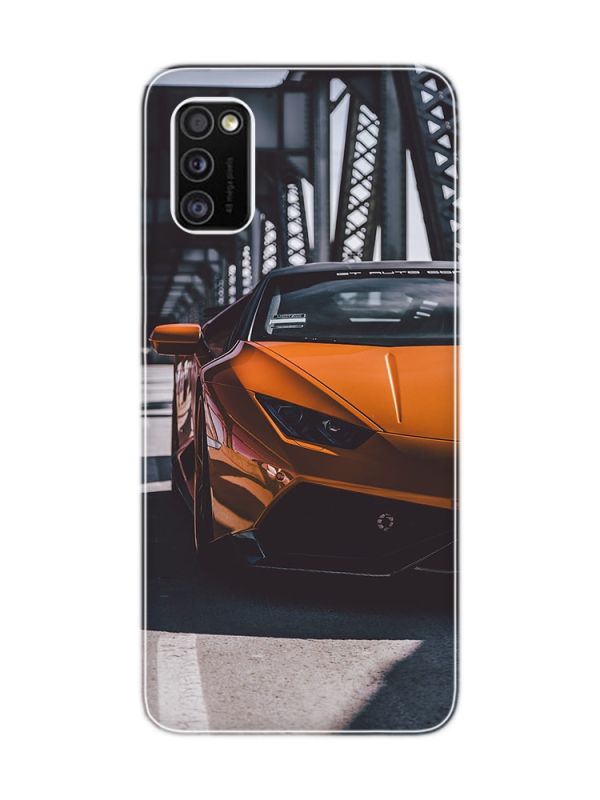 Чохол на Samsung Galaxy A41 Авто помаранчеве (принт: 237)