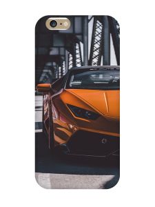 Чохол на iPhone 6/6s :: Авто помаранчеве (принт 237)
