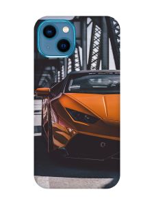 Чохол для iPhone 13 mini Авто помаранчеве (принт: 237)