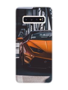 Чохол на Samsung Galaxy S10 Авто помаранчеве (принт: 237)
