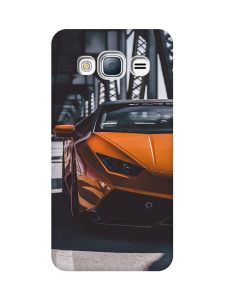 Чохол на Samsung Galaxy J3 2016 J310 Авто помаранчеве (принт: 237)