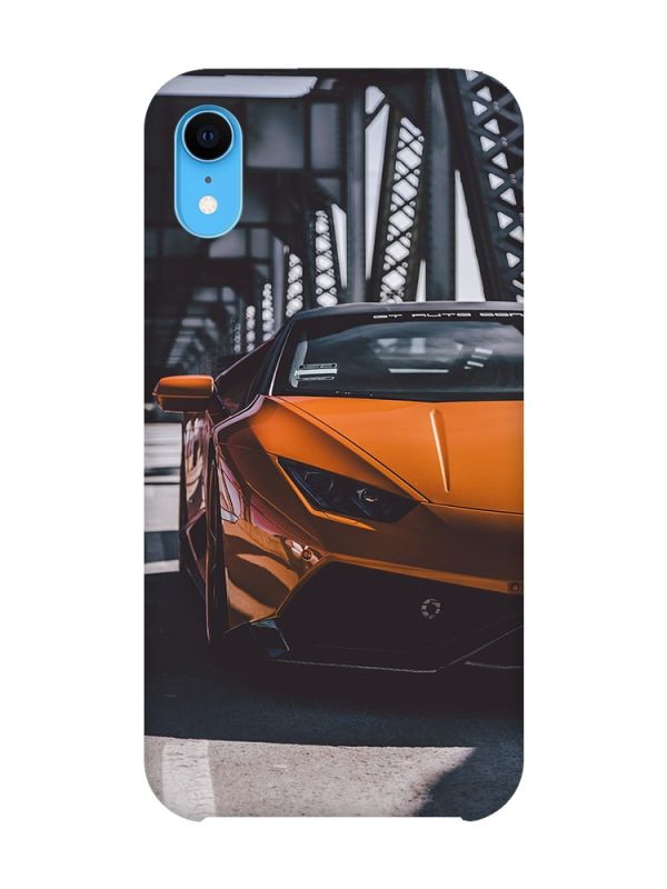 Чохол на iPhone XR Авто помаранчеве (принт: 237)