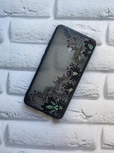 Силіконовий чохол для Meizu M5c :: Матове мереживо. Сітка дрібна