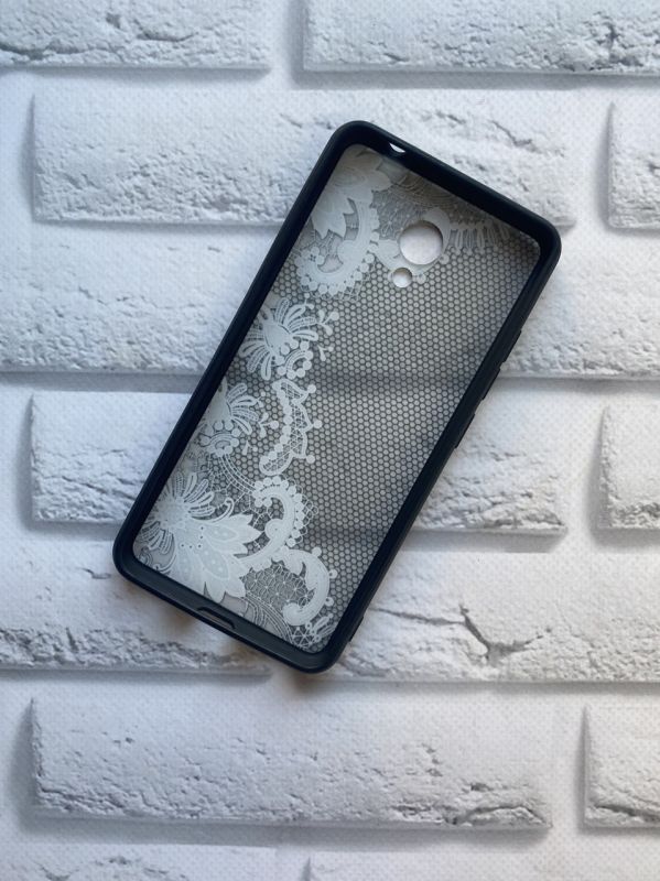 Силіконовий чохол для Meizu M5c :: Матове мереживо. Сітка дрібна