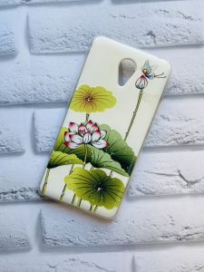 Пластиковий чохол з малюнком для Meizu M2 Note :: Лотос на зелених листках