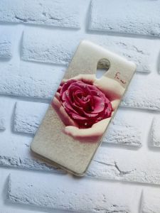 Пластиковий чохол з малюнком для Meizu M2 Note :: Троянда в руках