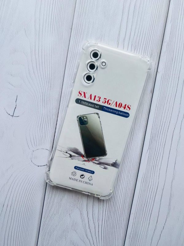 Прозорий силіконовий чохол з потовщеними кутами для Samsung Galaxy A04s/A13 5G