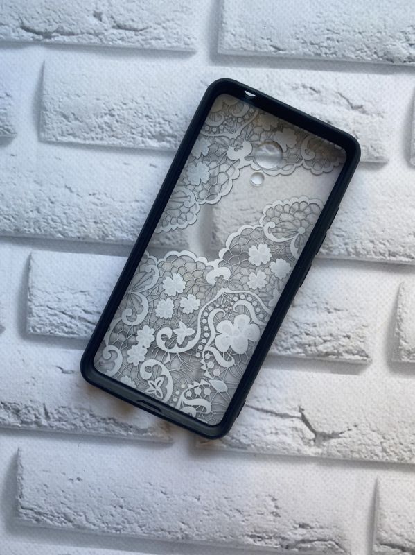 Силіконовий чохол для Meizu M5c :: Матове мереживо. Крупне