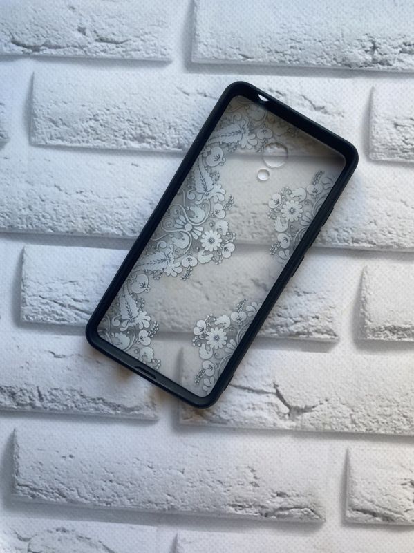 Силіконовий чохол для Meizu M5c :: Матове мереживо. Орнамент кольоровий
