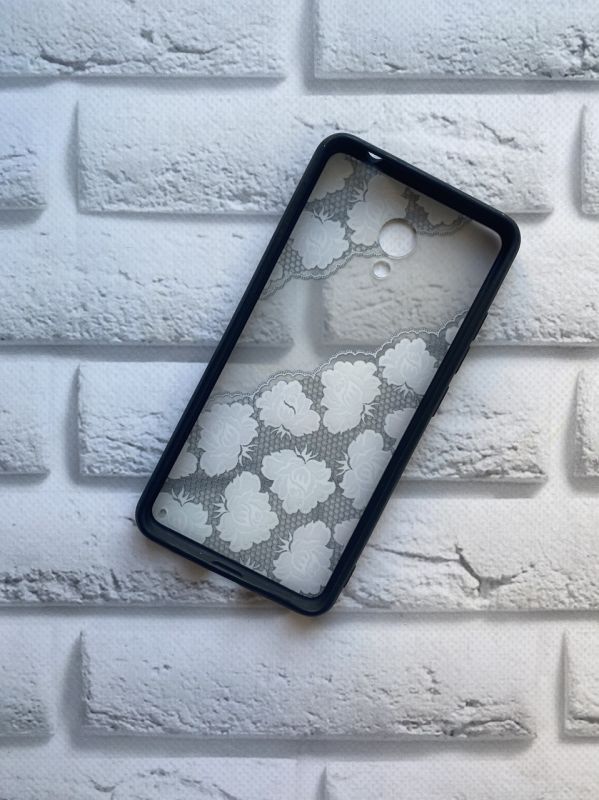 Силіконовий чохол для Meizu M5c :: Матове мереживо. Кольорові троянди