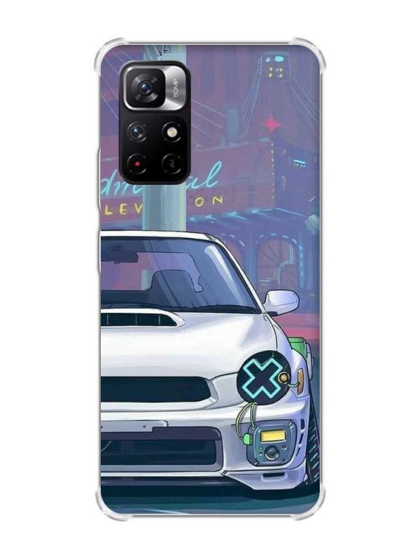 Чохол з потовщеними кутами на Xiaomi Redmi Note 11 5G Авто аніме (принт 239)