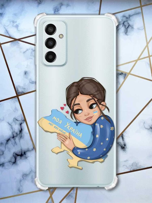 Чохол із потовщеними кутами на Samsung Galaxy M13 4G Моя Україна (патріотичний принт 2)
