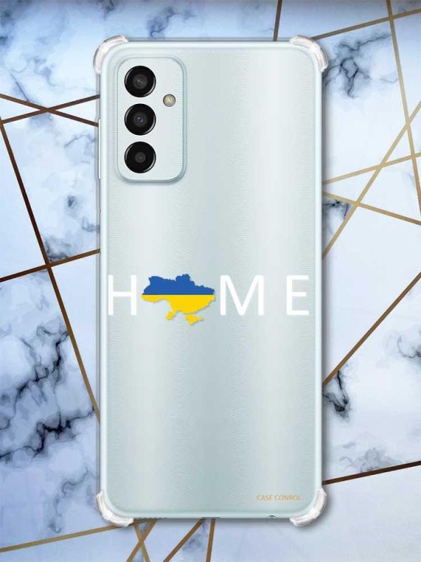 Чохол із потовщеними кутами на Samsung Galaxy M13 4G Дім Україна (патріотичний принт 73)