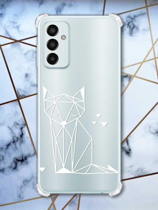 Чохол із потовщеними кутами на Samsung Galaxy M13 4G Лисиця (принт 127)