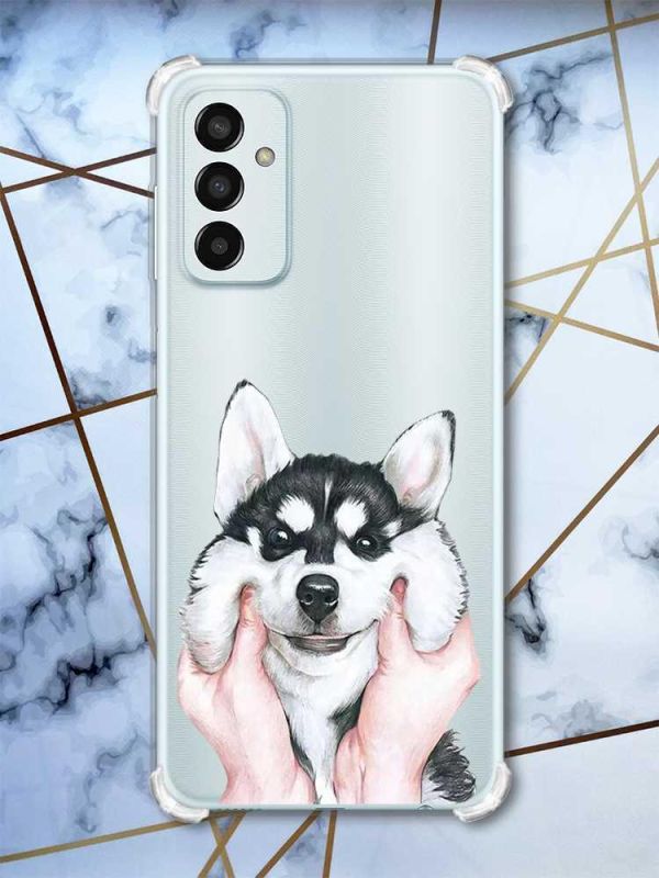 Чохол із потовщеними кутами на Samsung Galaxy M13 4G Мордочка (принт 121)