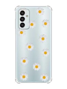 Чохол із потовщеними кутами на Samsung Galaxy M13 4G Фон ромашки (принт 41)