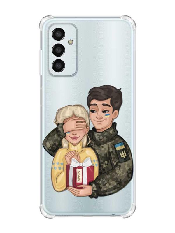 Чохол із потовщеними кутами на Samsung Galaxy M13 4G Подарунок Перемога (принт 178)