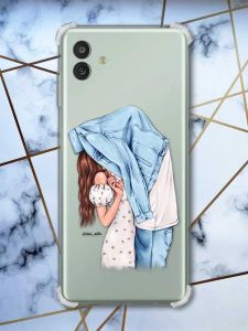 Чохол з потовщеними кутами на Samsung Galaxy M13 5G Поцілунок (принт 33)