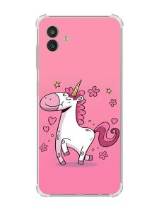 Чохол з потовщеними кутами на Samsung Galaxy M13 5G дизайн Єдиноріг принт 105