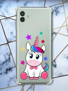 Чохол з потовщеними кутами на Samsung Galaxy M13 5G Єдиноріг (принт 102)