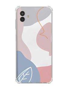 Чохол з потовщеними кутами на Samsung Galaxy M13 5G рельєфний дизайн Кольоровий фон принт 61