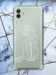 Чохол з потовщеними кутами на Samsung Galaxy M13 5G Котик (принт 125)