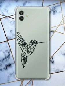 Чохол з потовщеними кутами на Samsung Galaxy M13 5G Колібрі принт 122