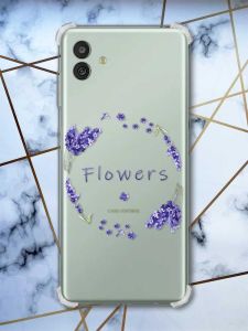 Чохол з потовщеними кутами на Samsung Galaxy M13 5G Лавандовий віночок (принт 19)