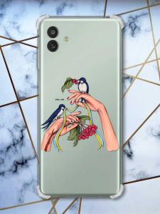 Чохол з потовщеними кутами на Samsung Galaxy M13 5G Ластівки (патріотичний принт 15)