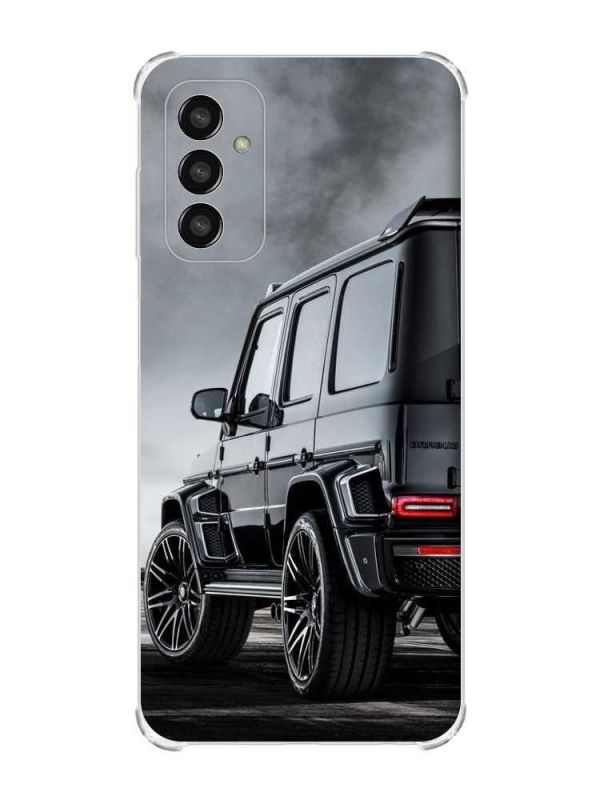 Чохол із потовщеними кутами на Samsung Galaxy M13 4G Авто чорне (принт 235)