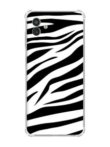 Чохол з потовщеними кутами на Samsung Galaxy M13 5G рельєфний дизайн Зебра принт 92