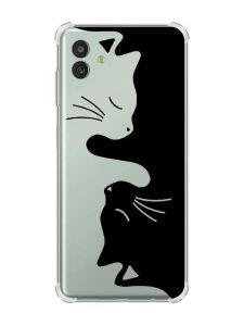 Чохол з потовщеними кутами на Samsung Galaxy M13 5G Котики (принт 118)