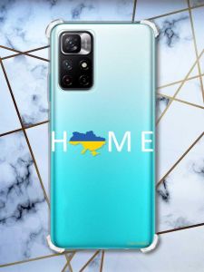 Чохол з потовщеними кутами на Xiaomi Redmi Note 11 4G Дім Україна (патріотичний принт 73)