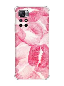 Чохол з потовщеними кутами на Xiaomi Redmi Note 11 4G рельєфний дизайн Цьомики принт 93