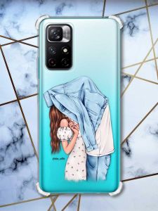 Чохол з потовщеними кутами на Xiaomi Redmi Note 11 4G Поцілунок (принт 33)