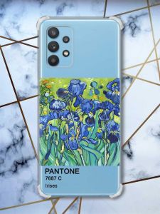 Чохол з потовщеними кутами на Samsung Galaxy A32 Іриси (принт 75)