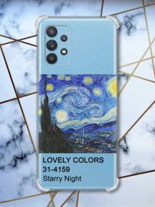 Чохол з потовщеними кутами на Samsung Galaxy A32 Зоряна ніч (принт 74)