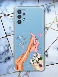 Чохол з потовщеними кутами на Samsung Galaxy A32 Ніжки (принт 62)