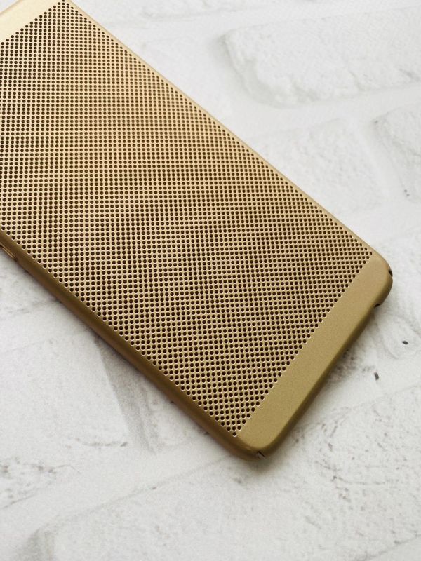 Пластиковий чохол Huawei P10 Plus Сітка. Золотий